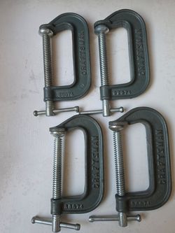 Craftsman C-Clamps Set of 4