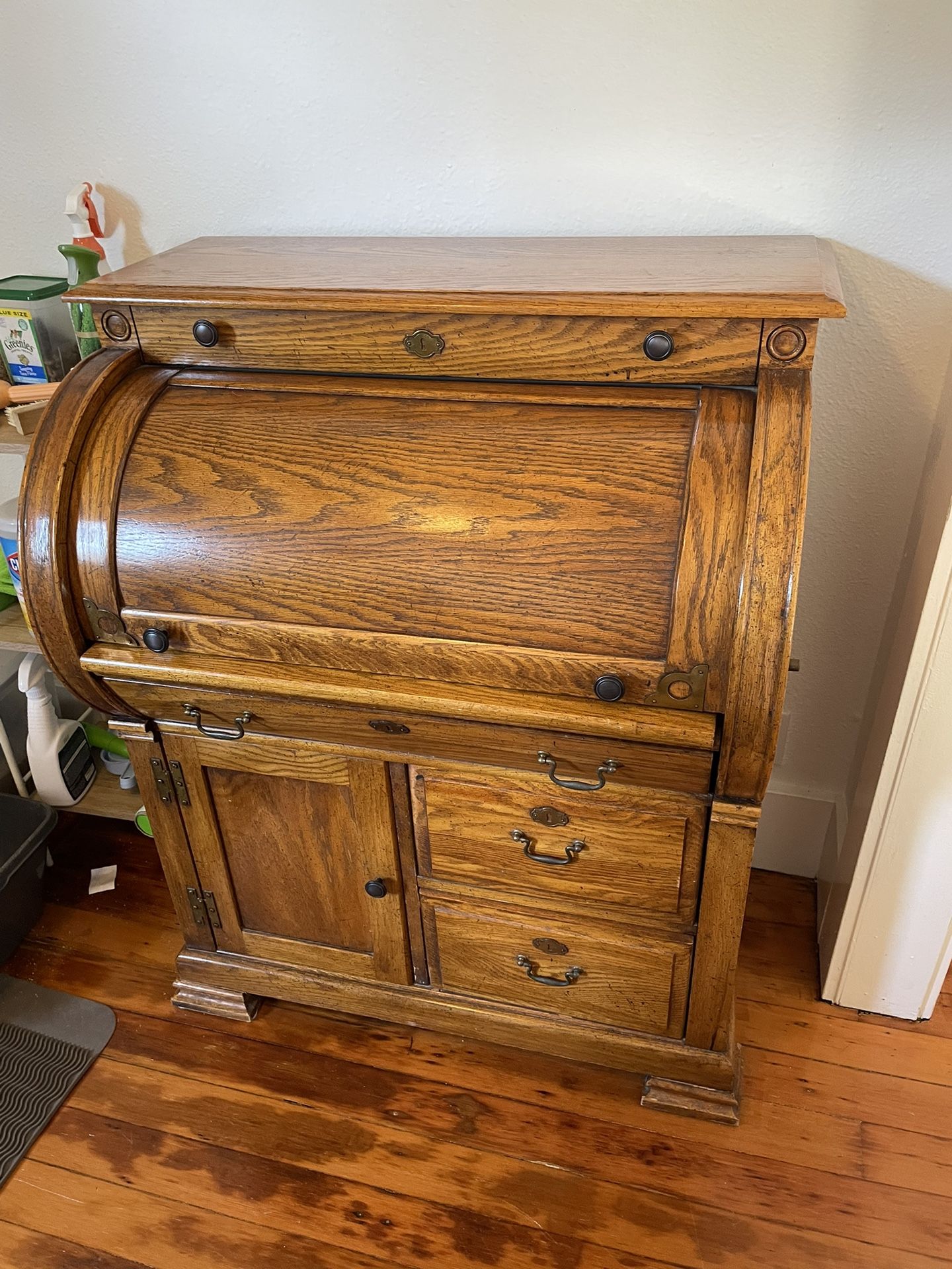 Vintage Small Roll Up Desk
