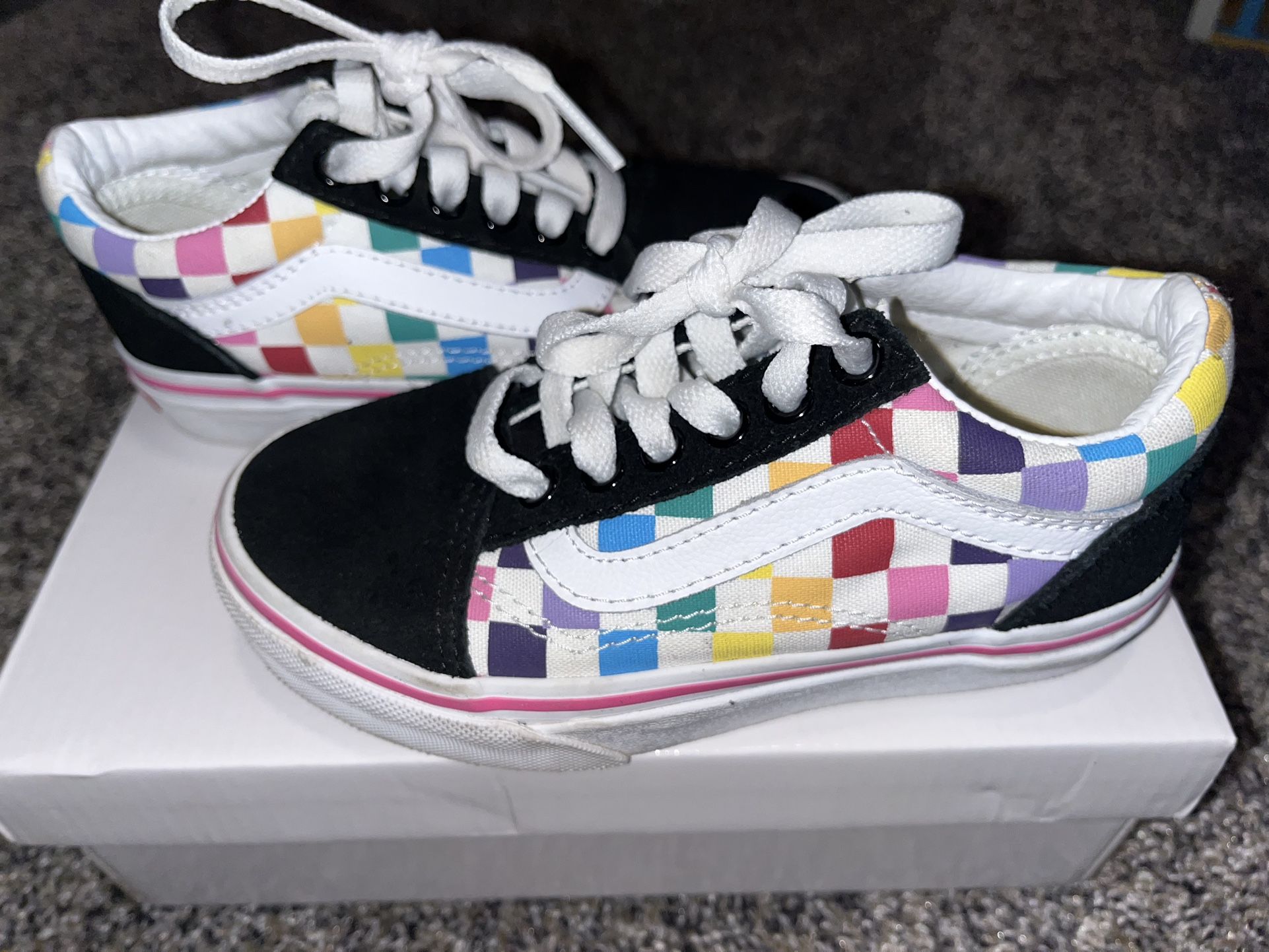 Kids Rainbow Vans