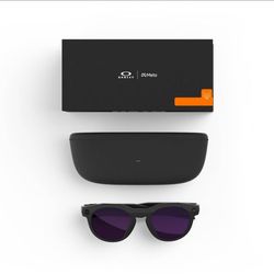 Oakley Meta HSTN Glasses Black frame, Clear to Amethyst transition lens