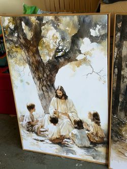 3x 24”x36” Jesus paintings (very beautiful)