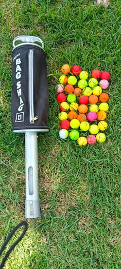 Original BAG SHAG Golf Ball Retriever with 40Balls, holds up to 75 balls,