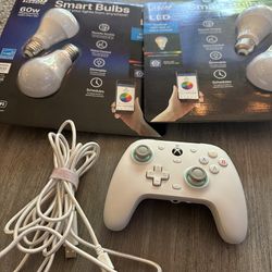 Gaming Controller And Smart Bulb Bundle 