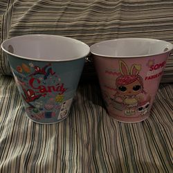 Easter Basket And Accessories Lot