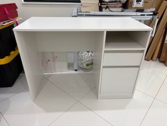 White IKEA table