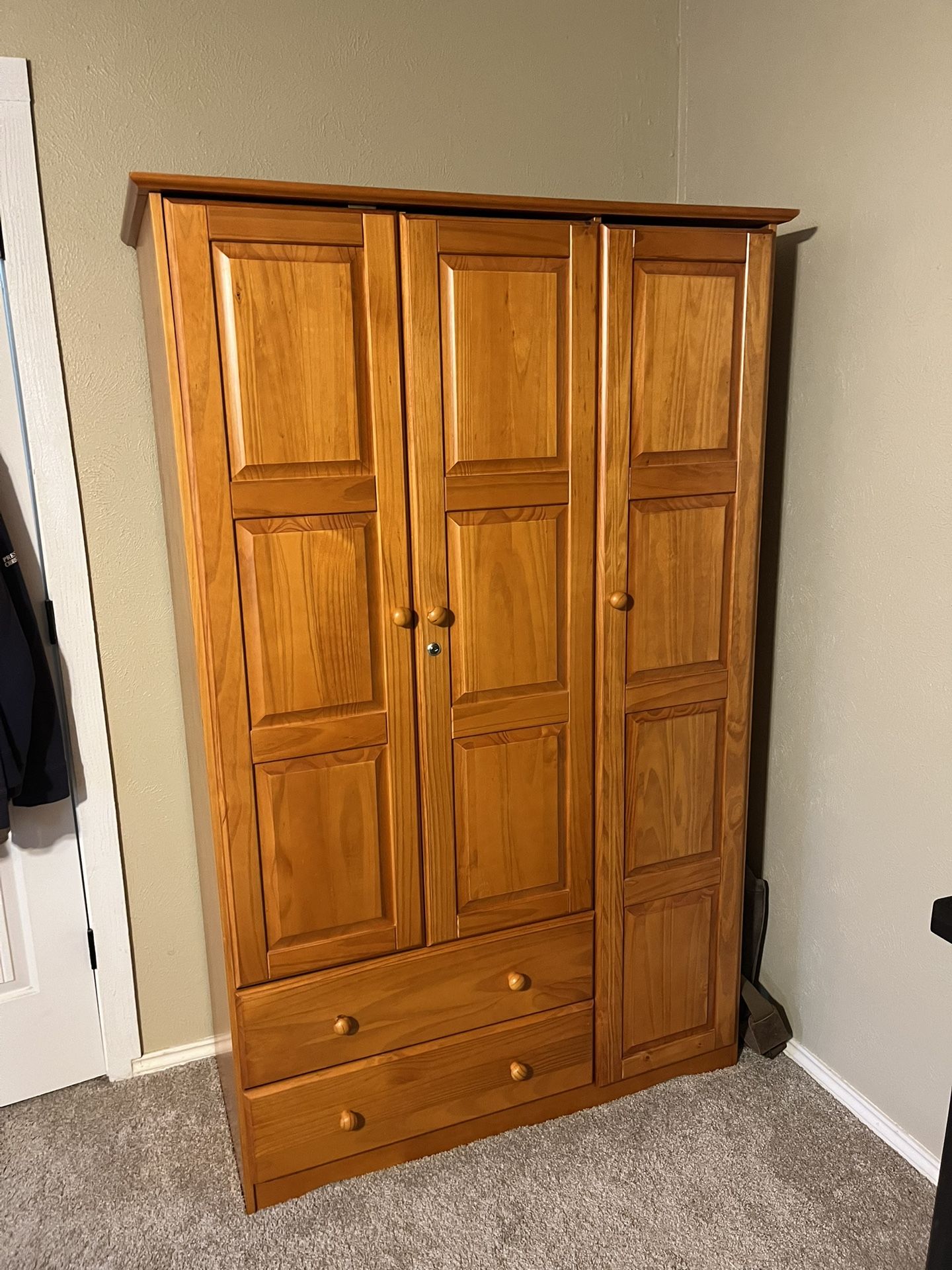 Large Wooden Armoire