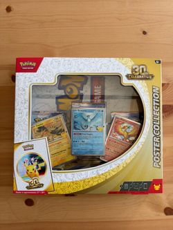 Sealed 30th Anniversary Poster Collection Pokemon Box