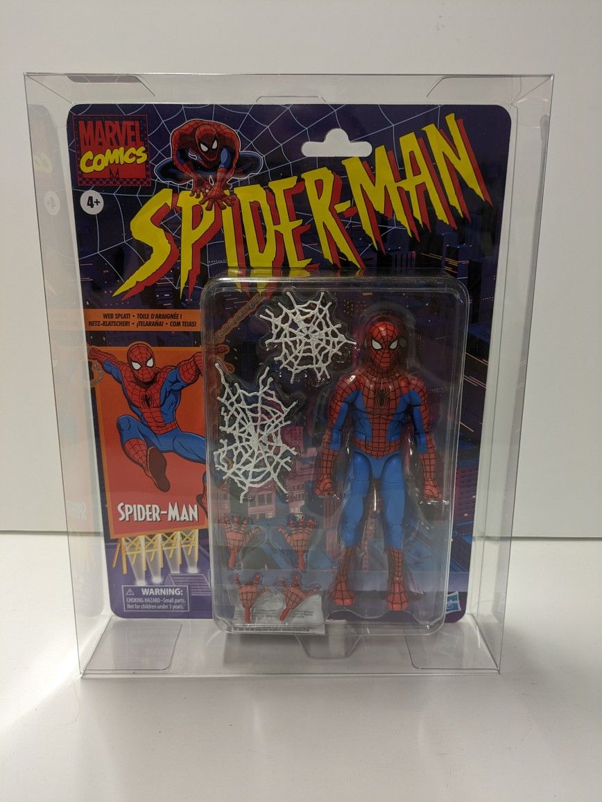 Spiderman Retro Cell Shade Marvel Legends 