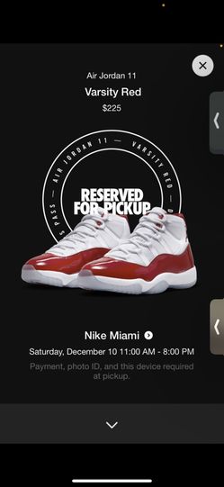 Jordan 11 Cherry Size 11