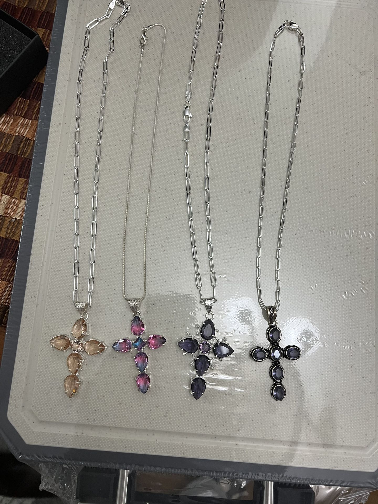 Mothers Day Holy Crosss Pendant Sterling Silver