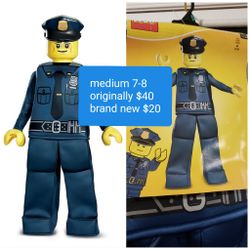 Lego police officer costume