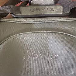 Orvis black duffle bag