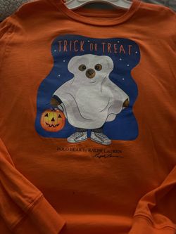 Polo bear Halloween long sleeve tee