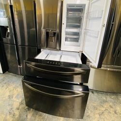 Refrigerador Negro A Pagos 11$ Enganche