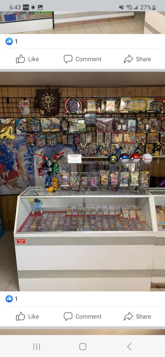 Video games, Trading cards (pokemon/magic), Toys
