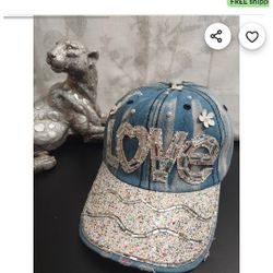 Women's Baseball Cap Hip Hop Bling Bling