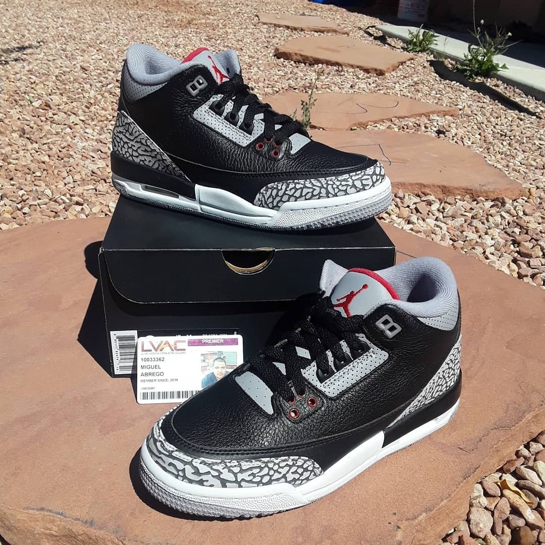 BRAND NEW JORDAN RETRO 3 BLACK CEMENT GS SZ.6Y $240FIRM