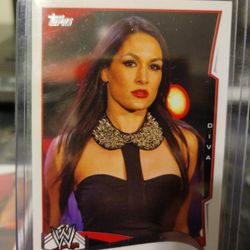 2014 Topps WWE Brie Bella Card Number 7
