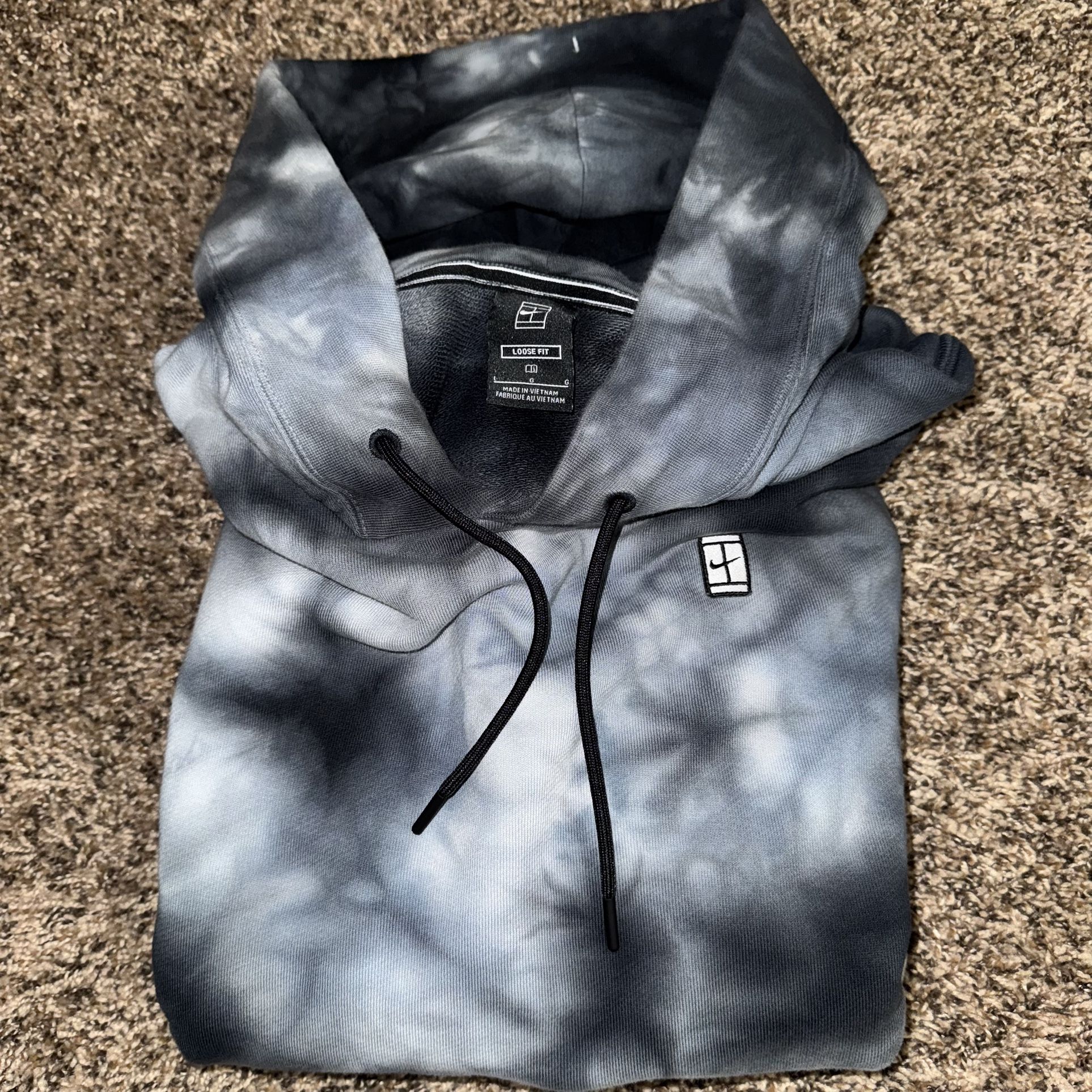NIKE TIE-DYE HOODIE SWEATSHIRT