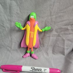 1995 Nathan's Famous Hot Dog Super Hero Action Figure