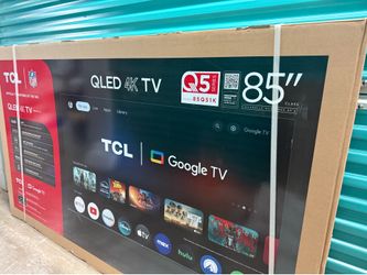 TCL 85” QLED SMART GOOGLE TV BRAND NEW SEALED IN BOX