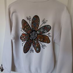 Vintage 90s Yaga Plant Life Sweatshirt 