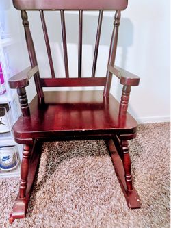 Child Wood Rocking Chair