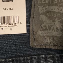 34x34 Mens Levi’s 514 Straight Jeans