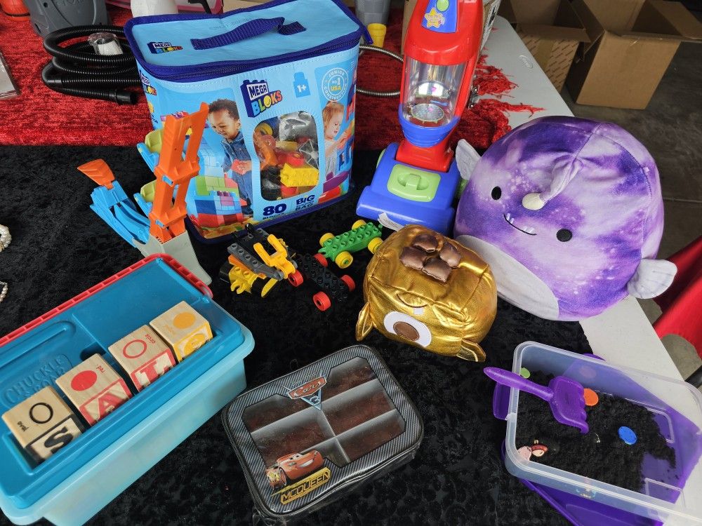 $10.00 - KIDS TOYS BUNDLE PRICE OFFER! Blushes + Mega Blocks + More....