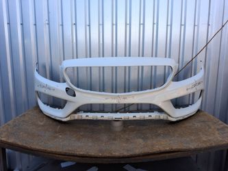 2015-2016-2017-2018 MERCEDES BENZ C-CLASS FRONT BUMPER OEM USED #12412