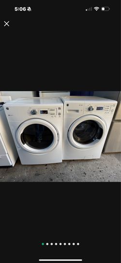 GE washer and gas dryer