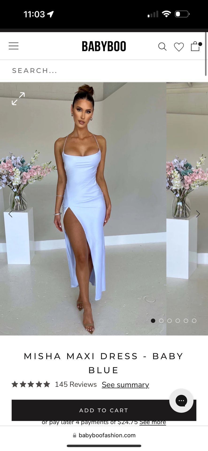 Blue Babyboo Dress