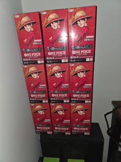 🏴‍☠️ One Piece Card Game OP-13 "Carrying on His Will" Japanese Booster Box — Lot of 9 (Sealed) 🏴‍☠️