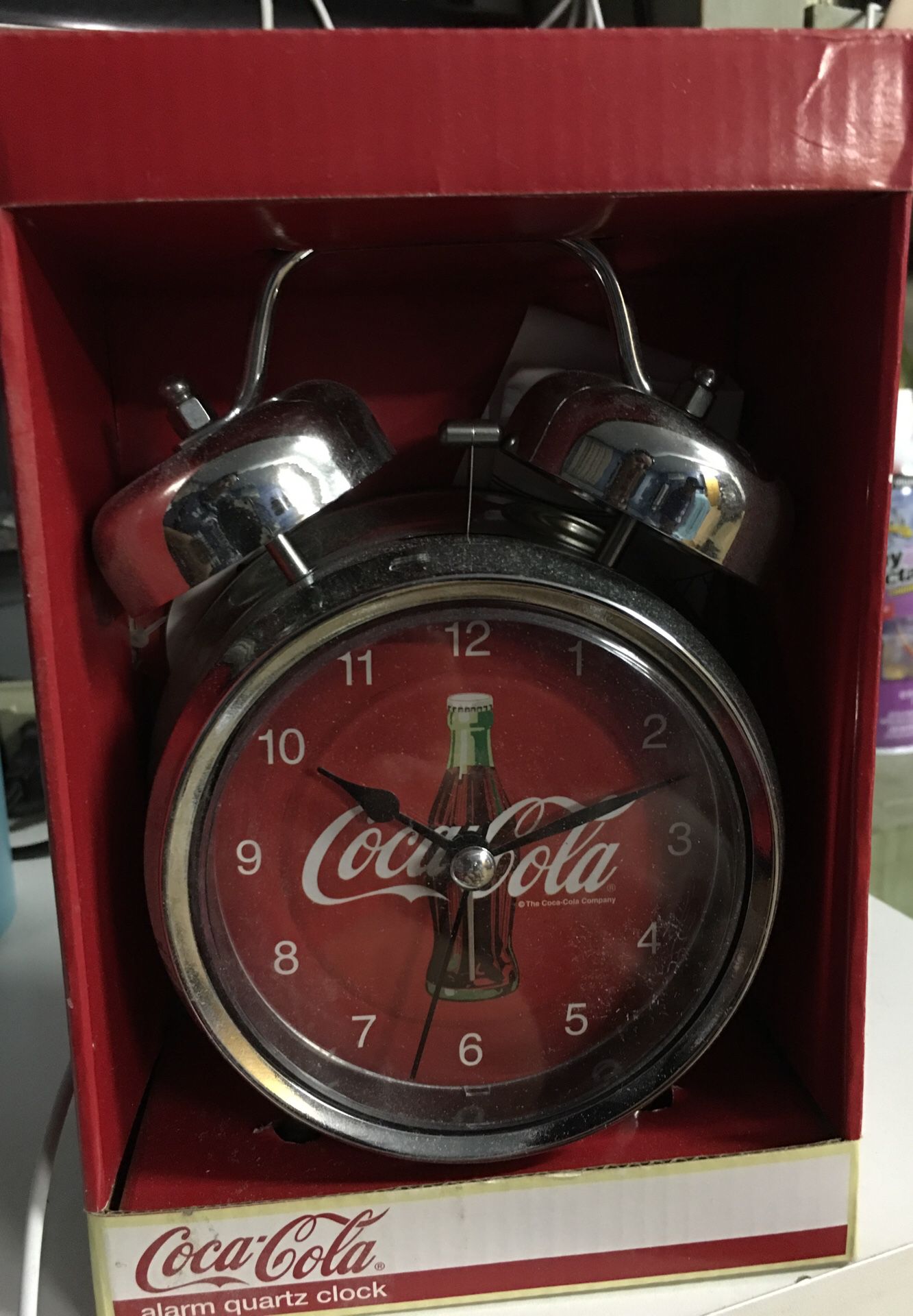 Old fashion Coca-Cola alarm clock
