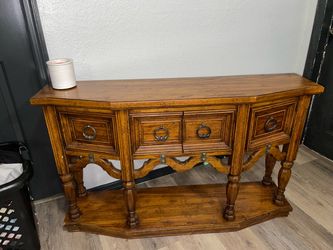 Narrow entryway table / stand