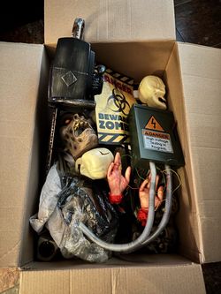 Box of Zombie Halloween theme