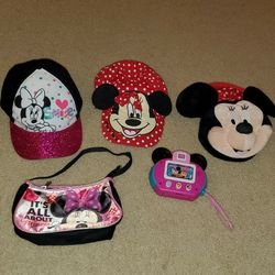 Minnie Mouse Hats, Bags And Camera