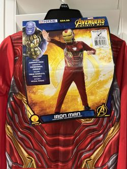 Iron Man Outfit Halloween Costume Boy Size 5/7