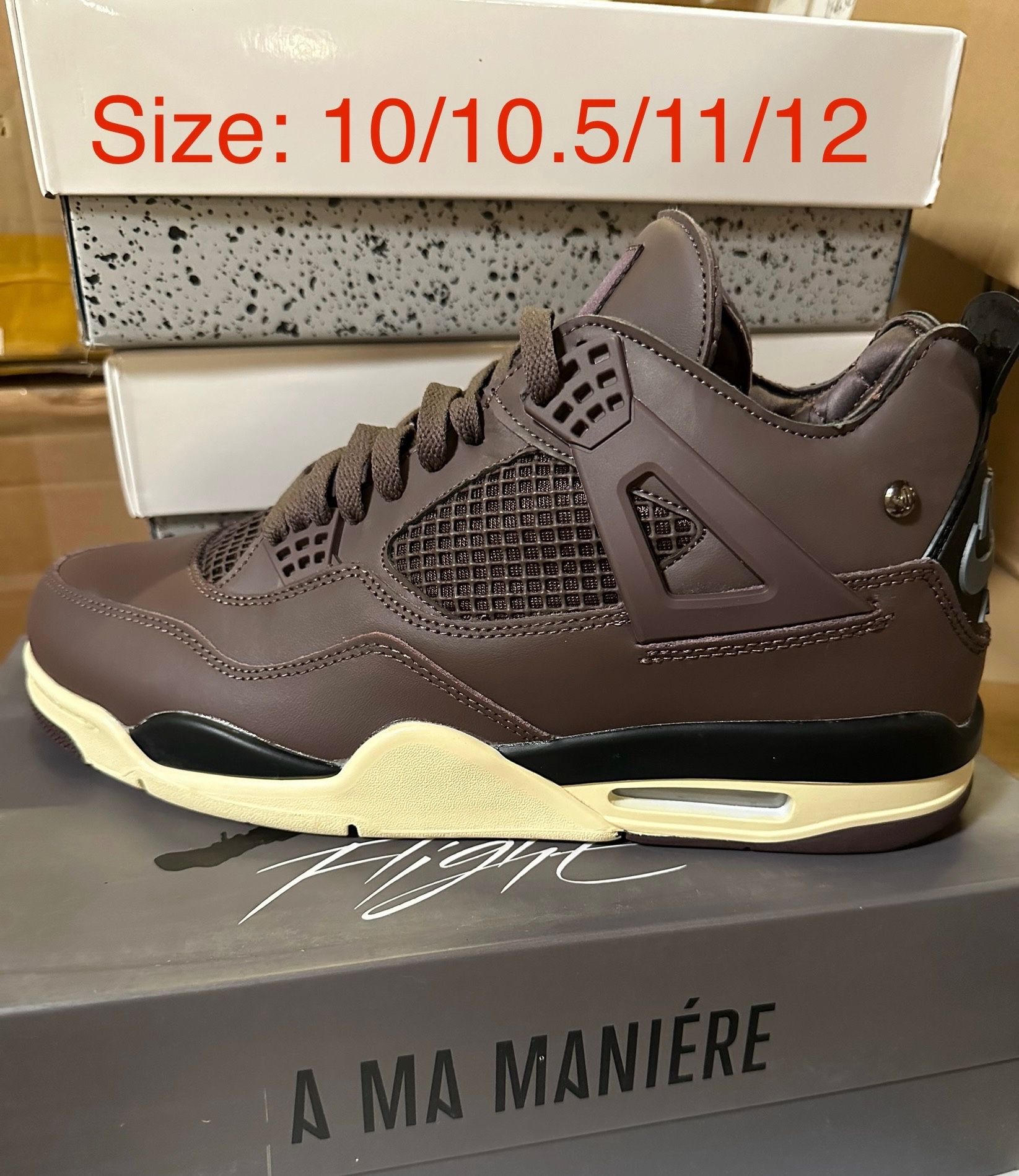 Jordan 4, men size 10/10.5/11/12, new: $