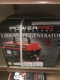 Brand new generator