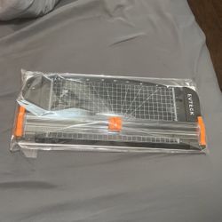 Firbon A4 Paper Cutter 12 Inch Titanium Paper Trimmer Scrapbooking Tool with Automatic Security Safeguard and Side Ruler for Craft Paper, Coupon, Labe