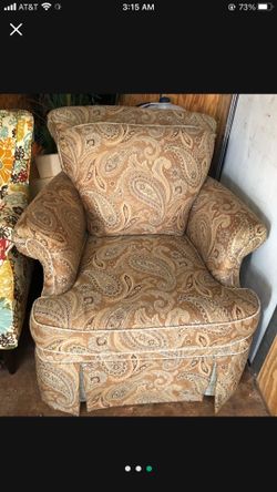 Brown swivel chair