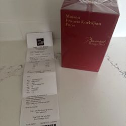 Baccarat Rouge 540 2.4oz/70ML Extrait de Parfum New Sealed in Box W/ Recipt