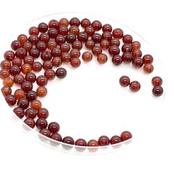 90 6mm Carnelian Beads