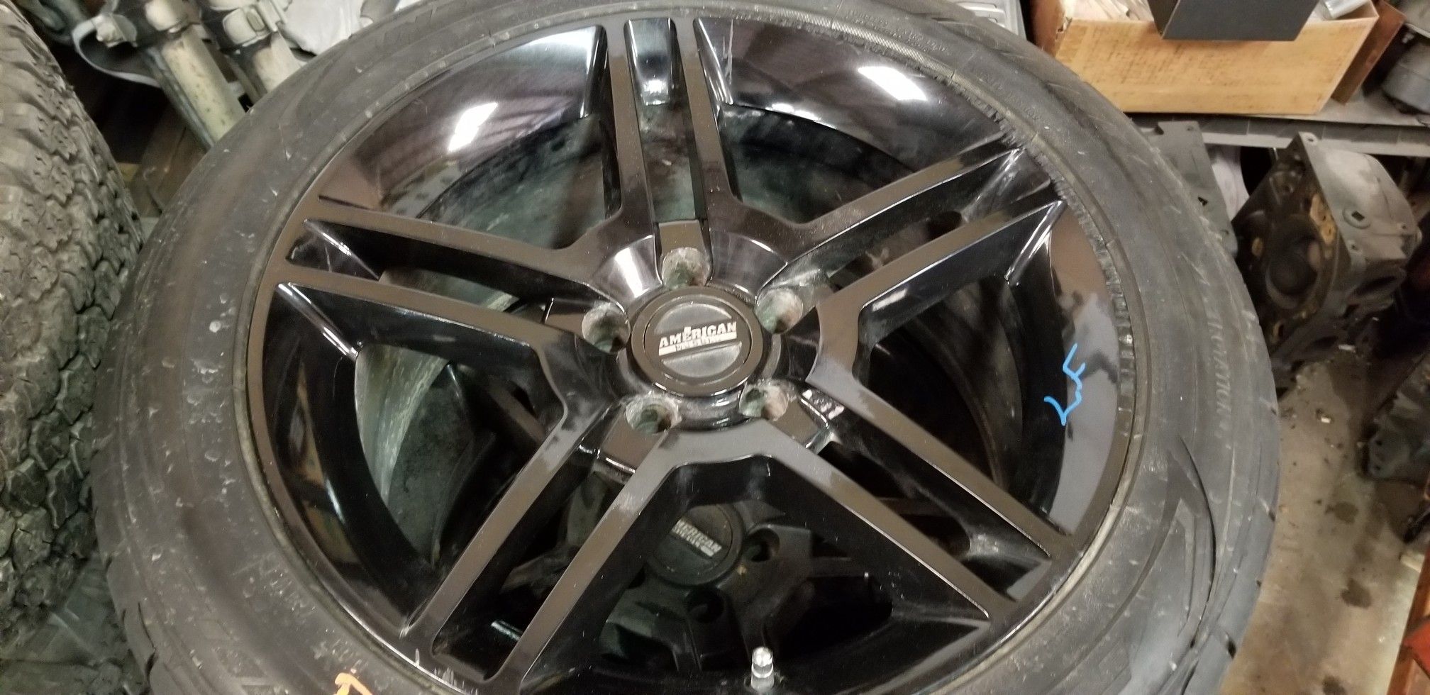 Mustang GT or 370z 350z American muscle wheels and nitto tires