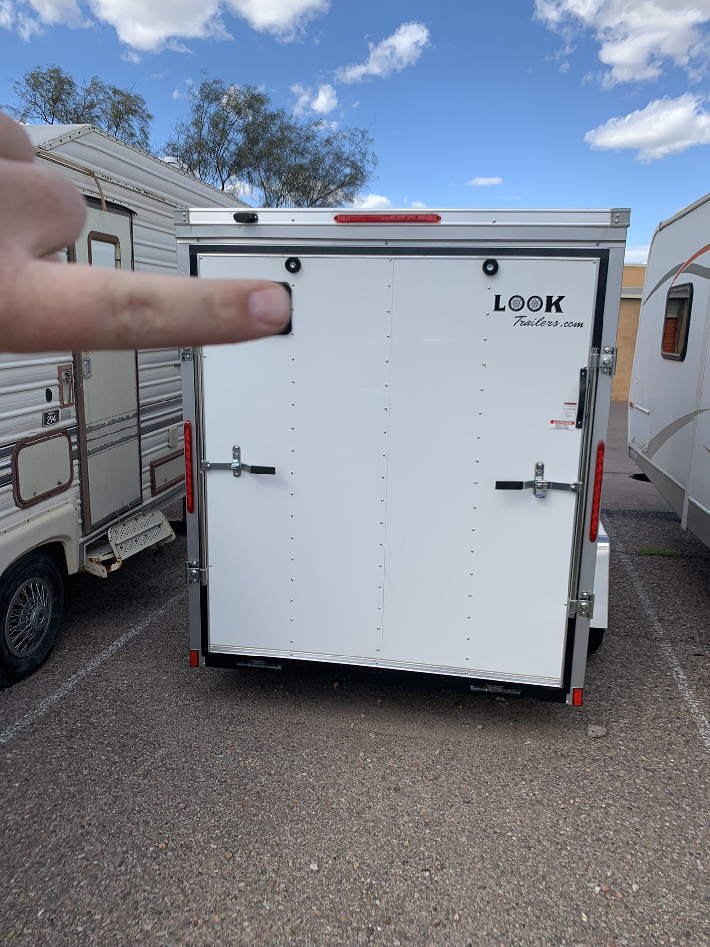 2018 Look 12 Foot Enclosed Trailer for Sale in Mesa, AZ OfferUp