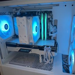 All white Matx 1080p beast gaming pc (read description)