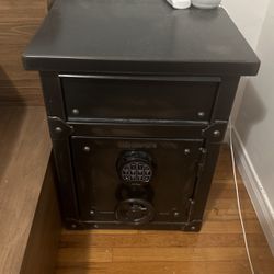 Night Stand Safe Box With Drawer