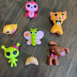 Rare To Finde Lalaloopsy Haley Galaxy Pet/Blossom Bee Pet / And Toffee  Dog PET/silly Hair Kitty Rattles Pet/$10.00 Each one$40.00forAllgoodCondition 