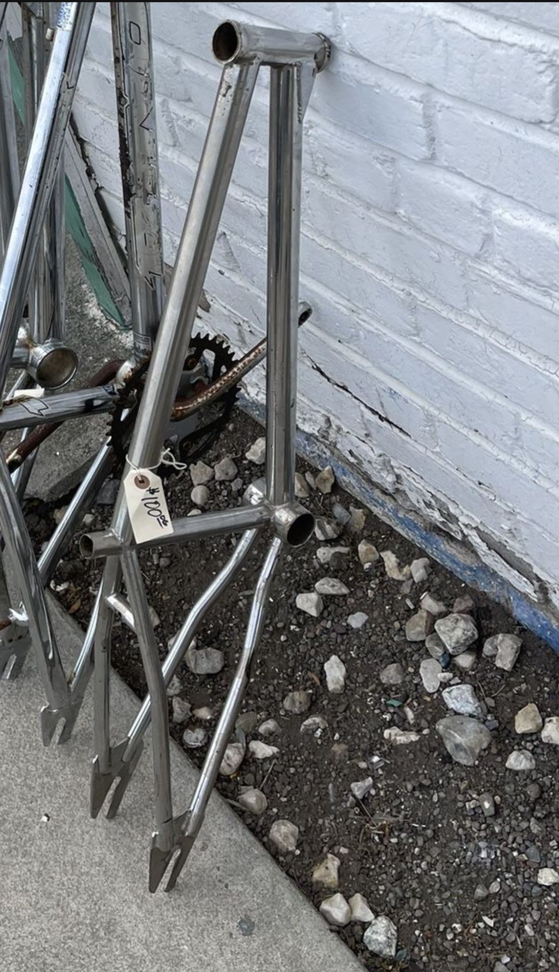 4 BMX Chrome Bicycle Frames 2 GTs 1 Dyno And 1 Redline 175 for Sale in